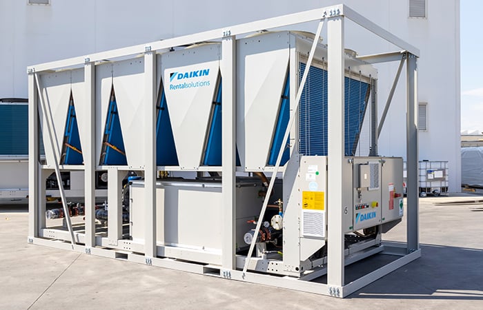 air cooled chiller hire for pharmaceuticals