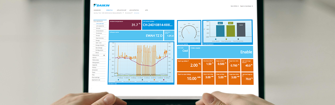 Daikin on site customisable dashboards Daikin on site customisable dashboards