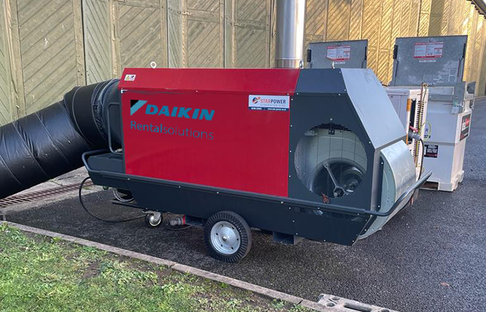 150 kW IDF Heater Hire