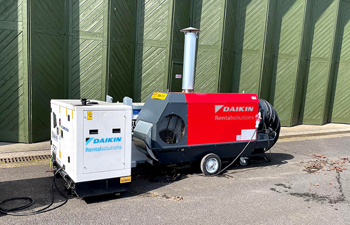 IDF Heater hire for education facilities