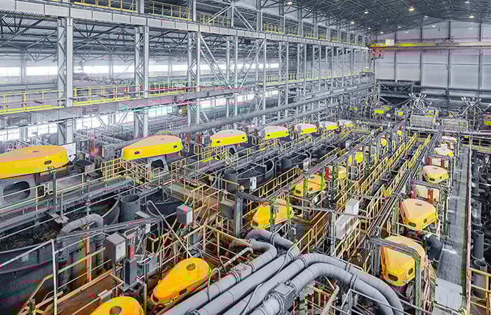 Process cooling in manufacturing