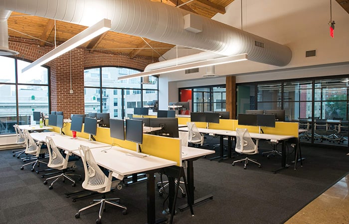 comfort heating for office and retail