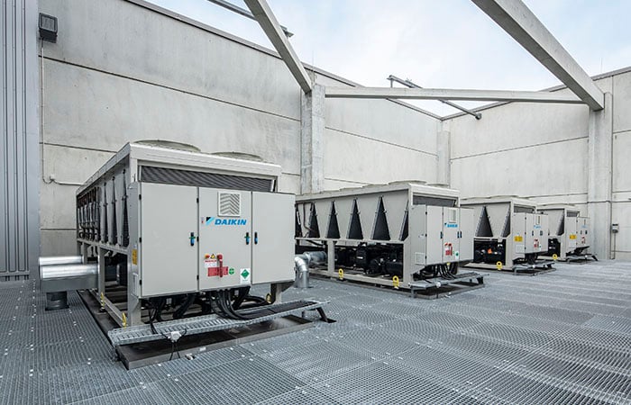 air cooled chiller hire for education facilities