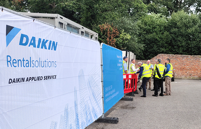 heras fencing hire with Daikin Rental Solutions